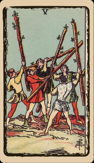 Five of Wands