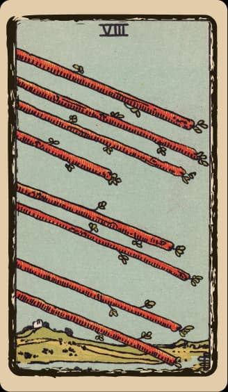 Eight of Wands