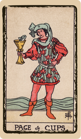 Page of Cups