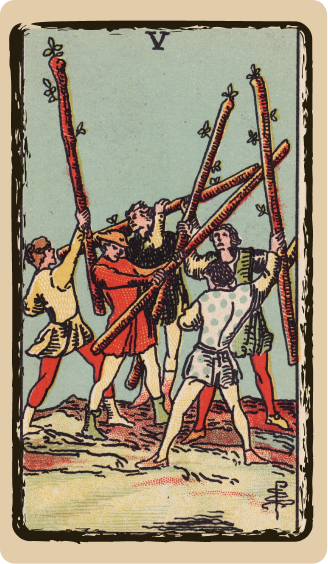 Five of Wands